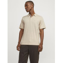 JACK & JONES Benjamin S/S Polo - Moonbeam