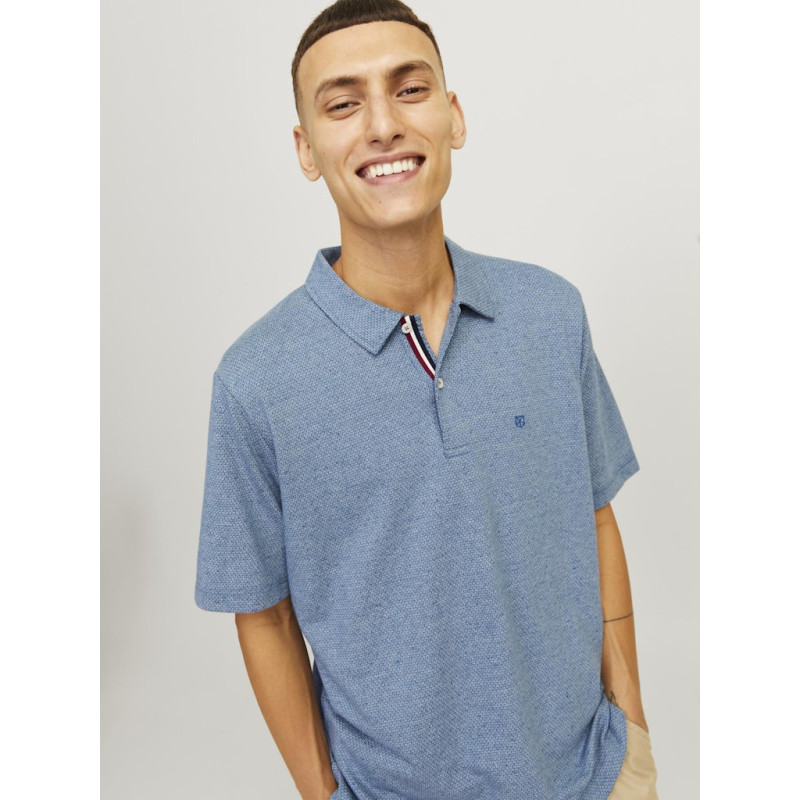 JACK & JONES Benjamin S/S Polo - Captains Blue
