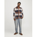JACK & JONES Bradley Ollie Overshirt L/S - Navy Blazer