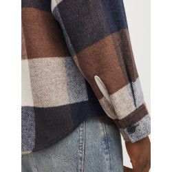 JACK & JONES Bradley Ollie Overshirt L/S - Navy Blazer