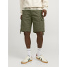 JACK & JONES Cole Barkley Cargo Shorts - Olive Night