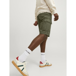 JACK & JONES Cole Barkley Cargo Shorts - Olive Night