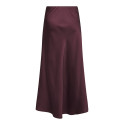 ONLY Mika Satin Lang Nederdel - Decadent Chocolate