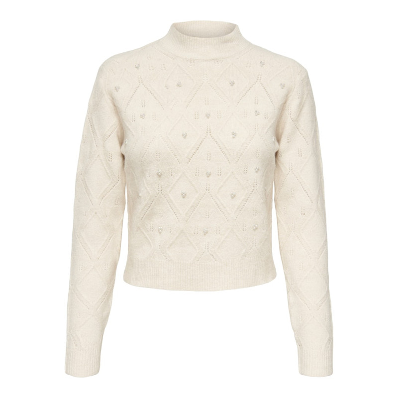 JDY Noomi L/S Strik Pullover - Birch