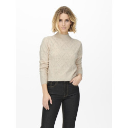 JDY Noomi L/S Strik Pullover - Birch