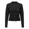 JDY Noomi L/S Strik Pullover - Sort