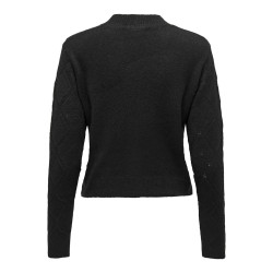 JDY Noomi L/S Strik Pullover - Sort