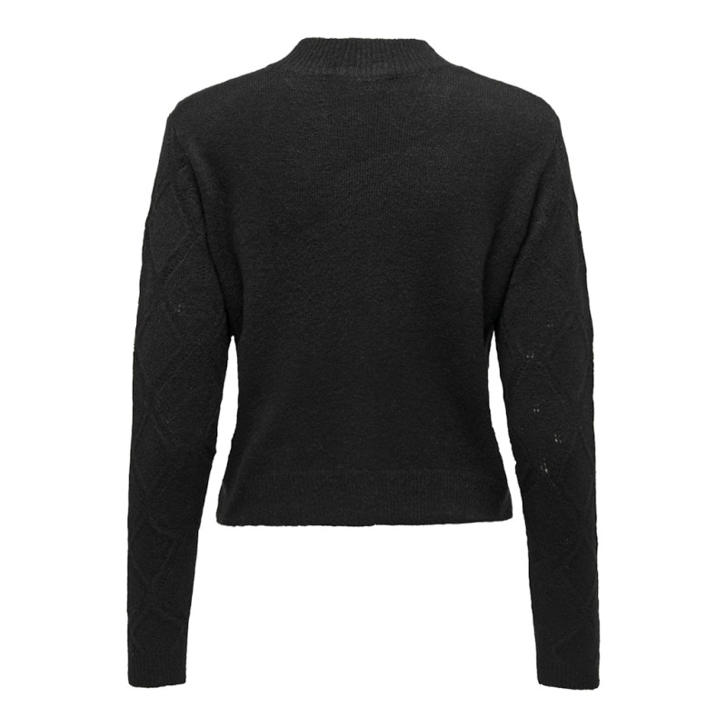 JDY Noomi L/S Strik Pullover - Sort