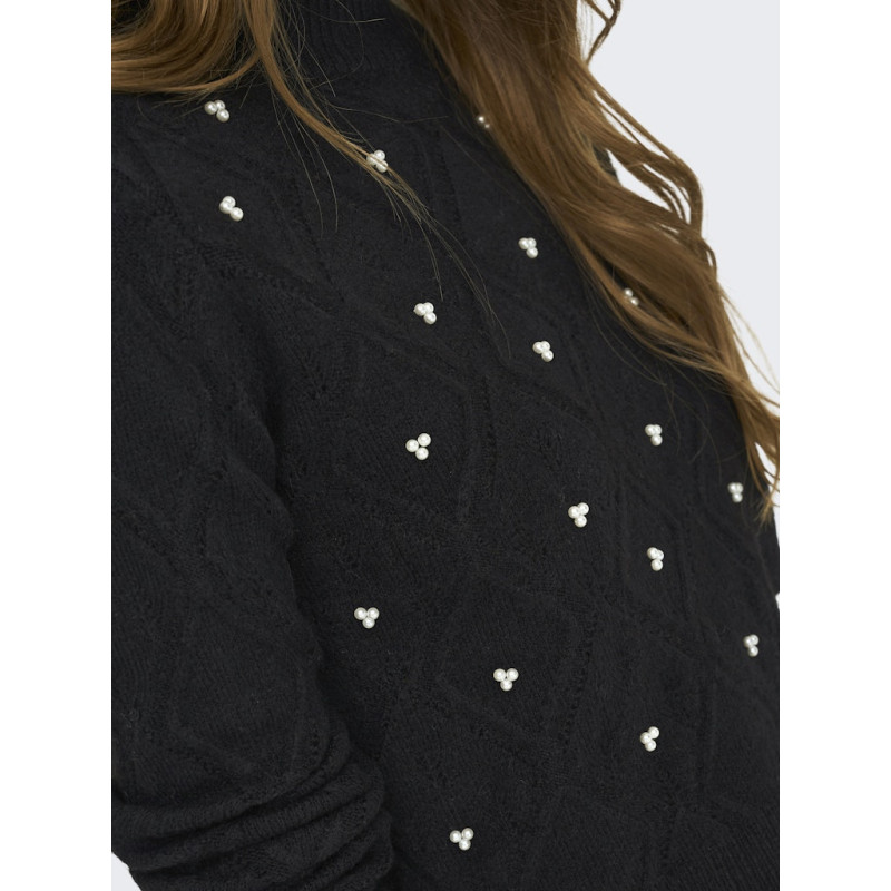 JDY Noomi L/S Strik Pullover - Sort