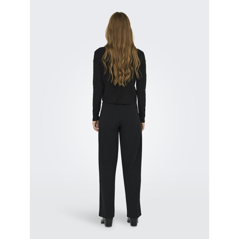 JDY Noomi L/S Strik Pullover - Sort