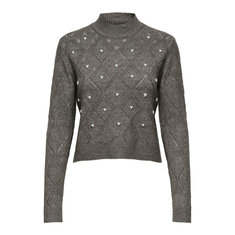 JDY Noomi L/S Strik Pullover - Morel