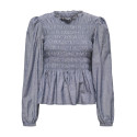 JDY Nellie L/S Smock Bluse - Turbulence