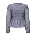 JDY Nellie L/S Smock Bluse - Turbulence