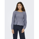 JDY Nellie L/S Smock Bluse - Turbulence