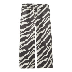 NAME IT KIDS Ofelias Bukser - Sort / Zebra