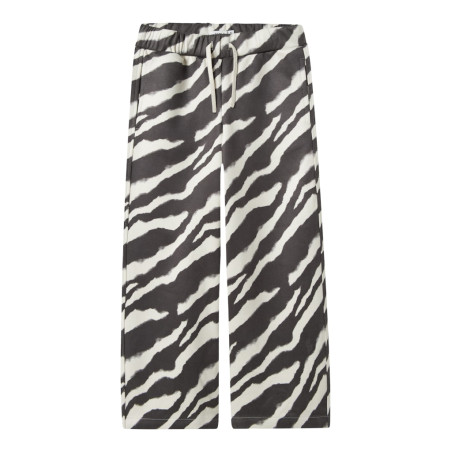 NAME IT KIDS Ofelias Bukser - Sort / Zebra
