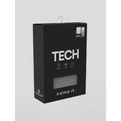 NAME IT KIDS Silver Seamless Baselayer Sæt - Grey Melange