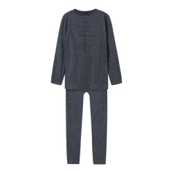 NAME IT KIDS Silver Seamless Baselayer Sæt - Grey Melange