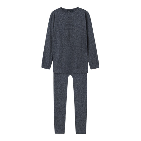 NAME IT KIDS Silver Seamless Baselayer Sæt - Grey Melange