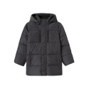 NAME IT KIDS Medow03 Puffer Jakke - Grey Pinstripe