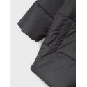 NAME IT KIDS Medow03 Puffer Jakke - Grey Pinstripe
