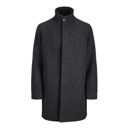 JACK & JONES PLUS Keith Uld Frakke - Charcoal Gray