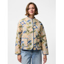 PIECES Rikke Quiltet Jakke - Birch / Patchwork