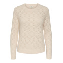 JDY Amanda Strik Sweater - Whitecap Gray