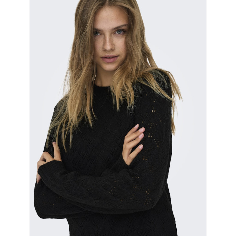 JDY Amanda Strik Sweater - Sort