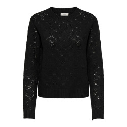 JDY Amanda Strik Sweater - Sort
