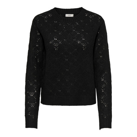 JDY Amanda Strik Sweater - Sort