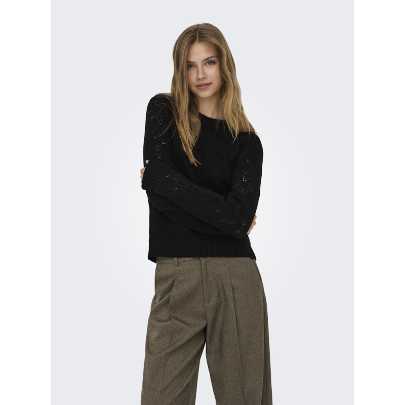 JDY Amanda Strik Sweater - Sort