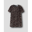 NAME IT KIDS Runica Paillet Kjole - Copper
