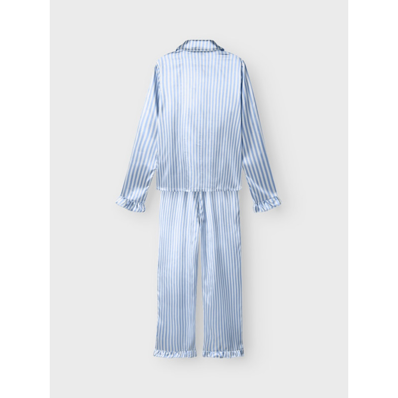 LMTD Nightstripes Pyjamas Sæt - Windsurfer / White Alyssum Stripes