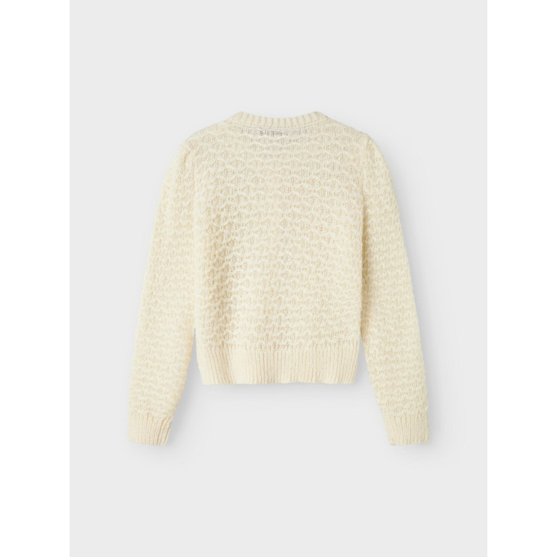 LMTD Nuble L/S Strik Cardigan - Antique White