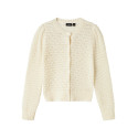 LMTD Nuble L/S Strik Cardigan - Antique White