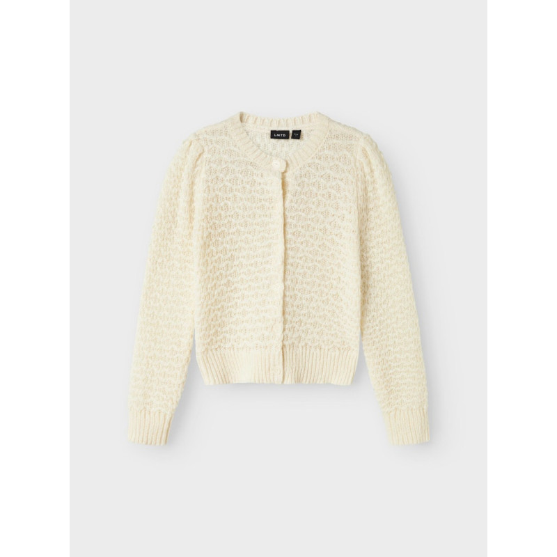 LMTD Nuble L/S Strik Cardigan - Antique White