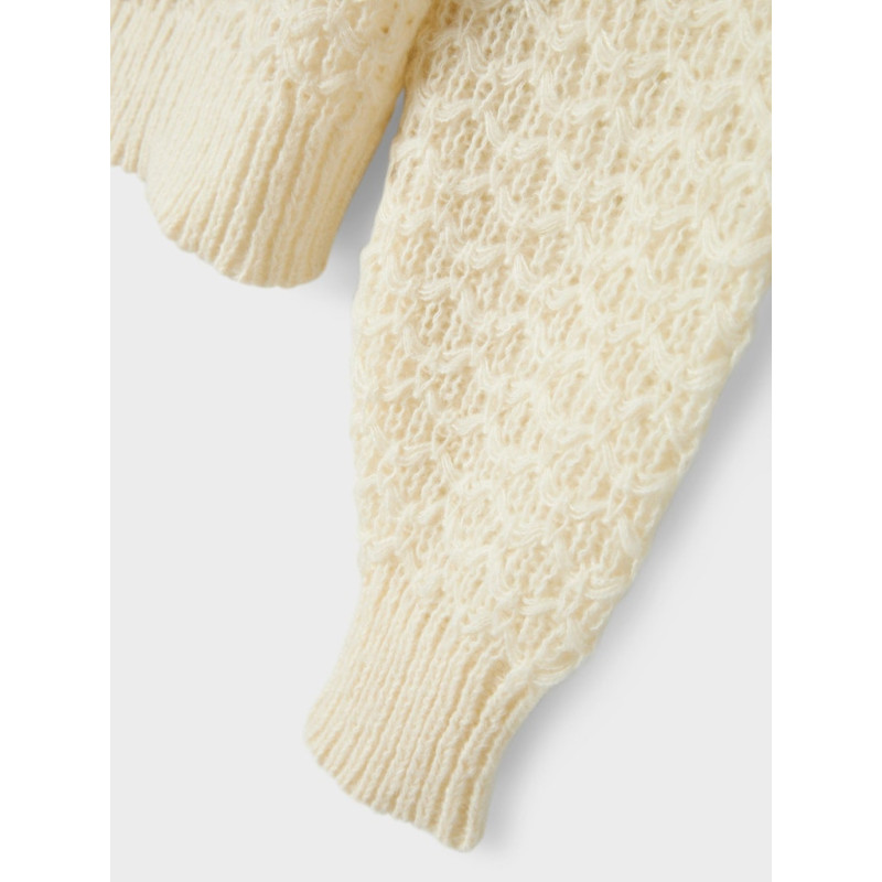 LMTD Nuble L/S Strik Cardigan - Antique White