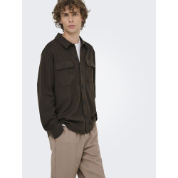 ONLY & SONS Newkodyl Overshirt - Mulch