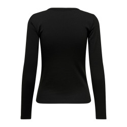 JDY Solar L/S Bluse - Sort