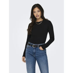 JDY Solar L/S Bluse - Sort