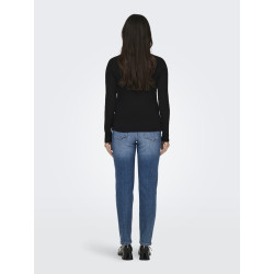 JDY Solar L/S Bluse - Sort