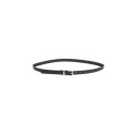 PIECES Myra Tyndt Bælte - Sort / Gold Buckle