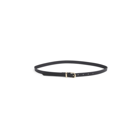 PIECES Myra Tyndt Bælte - Sort / Gold Buckle