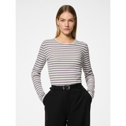 PIECES Myra Tyndt Bælte - Sort / Silver Buckle