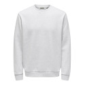 ONLY & SONS Ceres Sweatshirt - Super Light Grey Melange