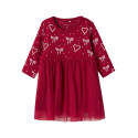 NAME IT BABY Fri L/S Kjole - Jester Red