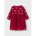 NAME IT BABY Fri L/S Kjole - Jester Red