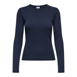 JDY Solar L/S Bluse - Navy Blazer