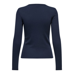 JDY Solar L/S Bluse - Navy Blazer